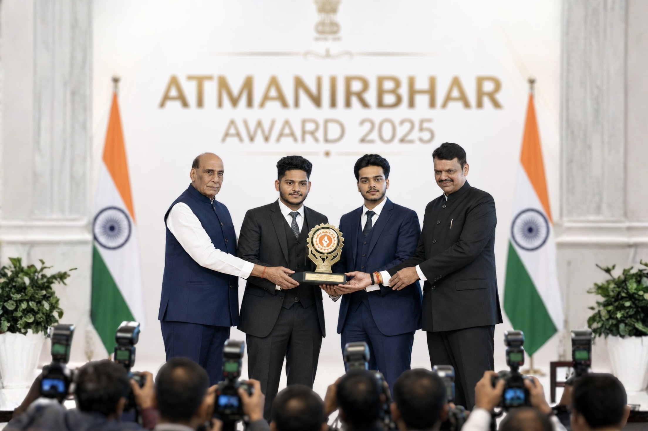 Formium Alliance receiving the Atmanirbhar Bharat Award 2025